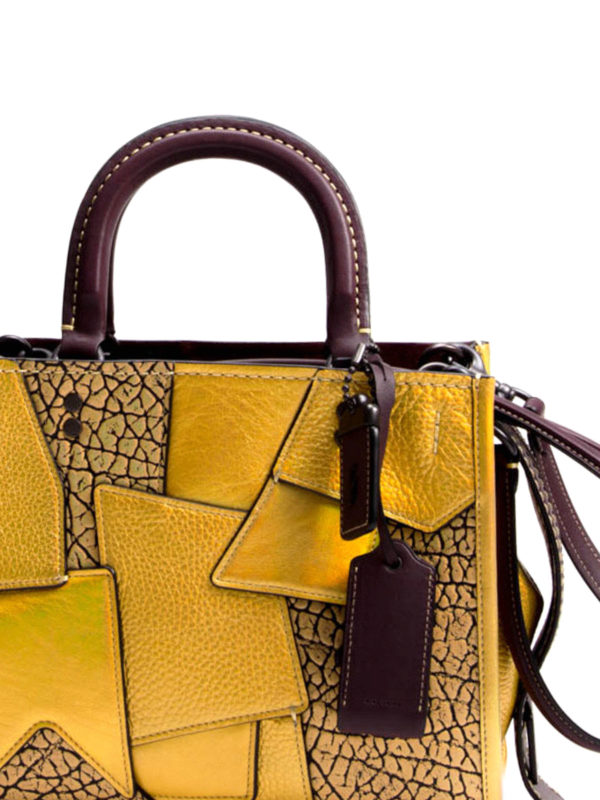 Rogue patchwork leather bag shop online: COACH