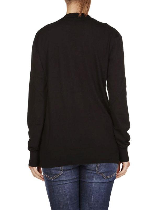 Suéter Con Cuello De Pico - Negro shop online: DOLCE & GABBANA
