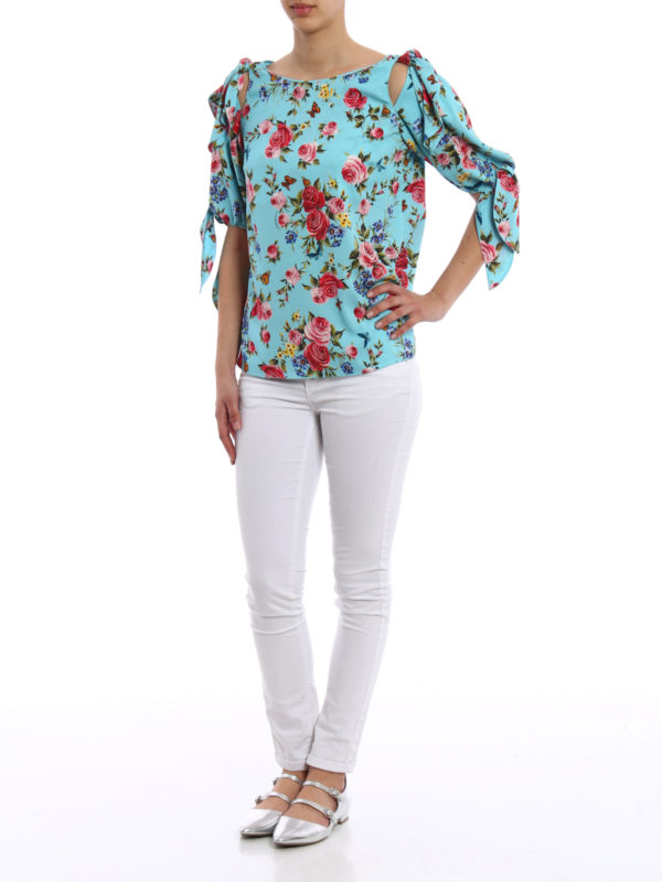 Bluse - Hellblau shop online: DOLCE & GABBANA