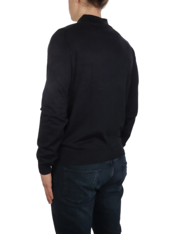 Round collar cotton polo Replica 
online: JOHN SMEDLEY