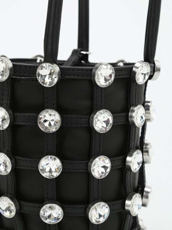 Roxy Mini glass stones bucket bag shop online: ALEXANDER WANG