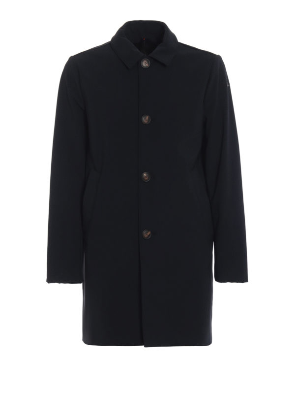 RRD: padded coats - Dark blue super matt stretch Thermo Coat
