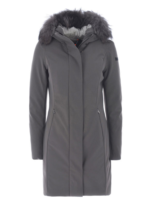 RRD: Lange Daunenmäntel - Daunenmantel - Grau