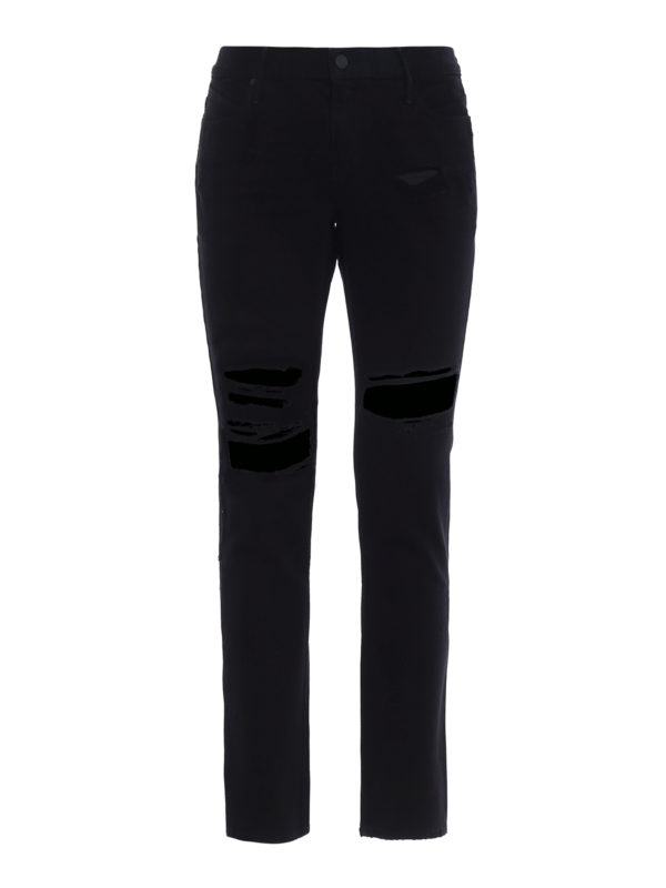 RTA: jeans dritti, a sigaretta - Jeans neri consumati