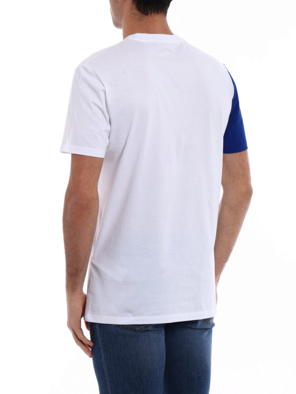 T-shirt con stampa floreale gommata shop online: VERSACE COLLECTION