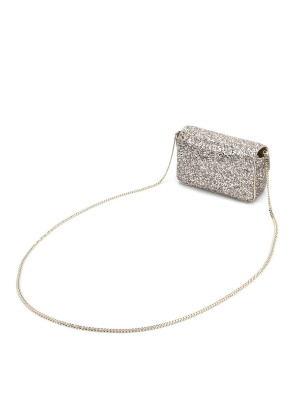 Ruby glitter clutch shop online: JIMMY CHOO