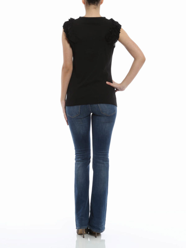 Ruffled top shop online: ALEXANDER MCQUEEN