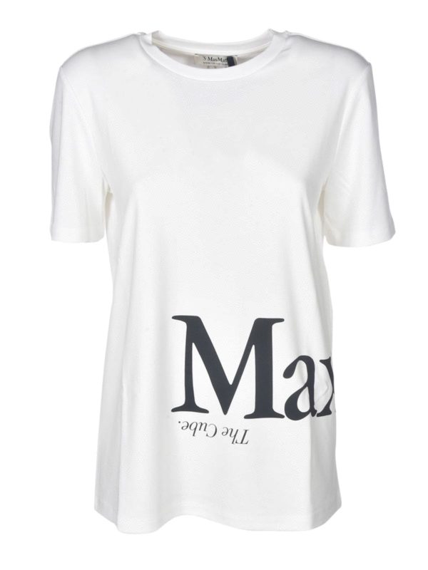新品MaxMara The Cube ホワイト Tシャツ S MAXMARA MAX MARA The Cube エス マックスマーラ ザ キューブ