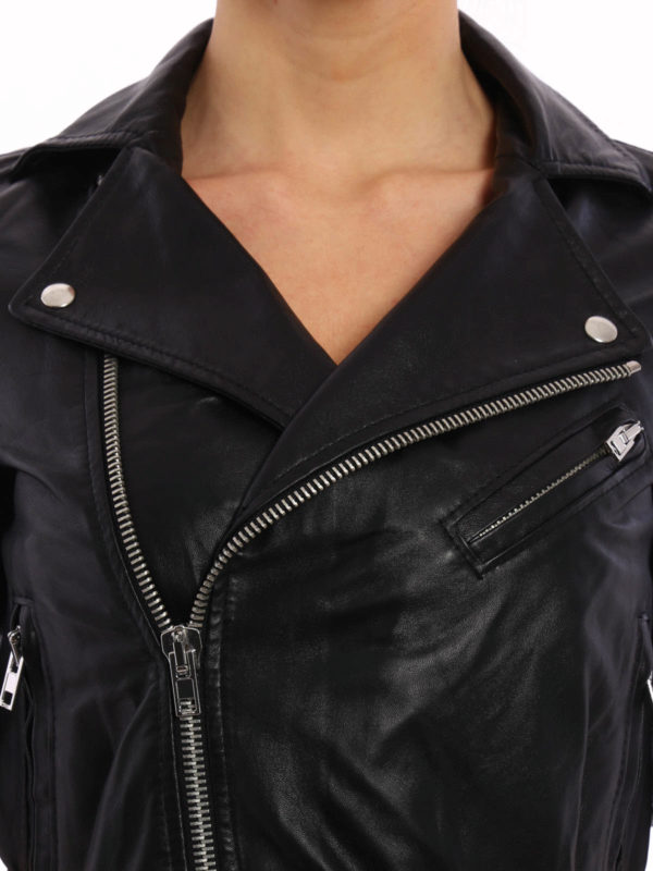 S.W.O.R.D buy online Short sleeves leather jacket