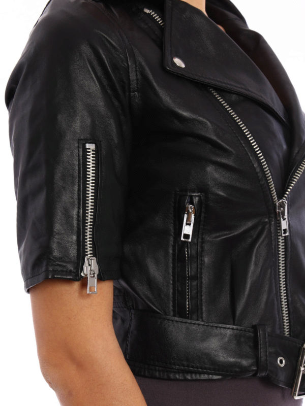 iKRIX S.W.O.R.D: Short sleeves leather jacket