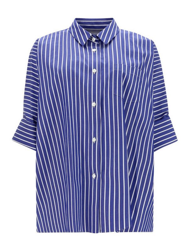 Sacai: Hemden - Hemd - Gestreift