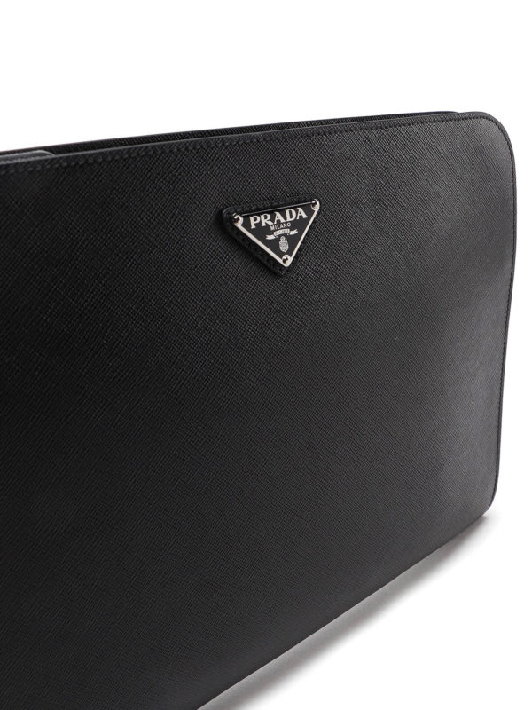 Saffiano document case shop online: PRADA
