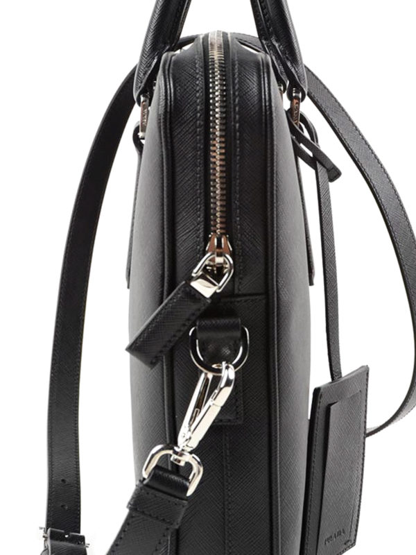ラップトップバッグ/ブリーフケース - 黒 shop online: PRADA