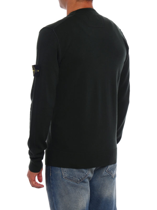 Girocollo in lana stile marinaro shop online: STONE ISLAND