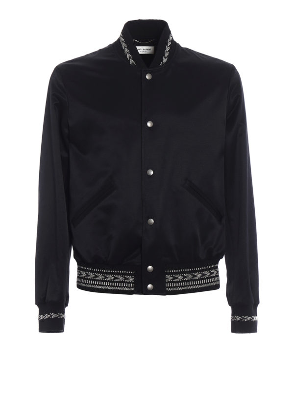 SAINT LAURENT: Bombers - Bomber - Noir