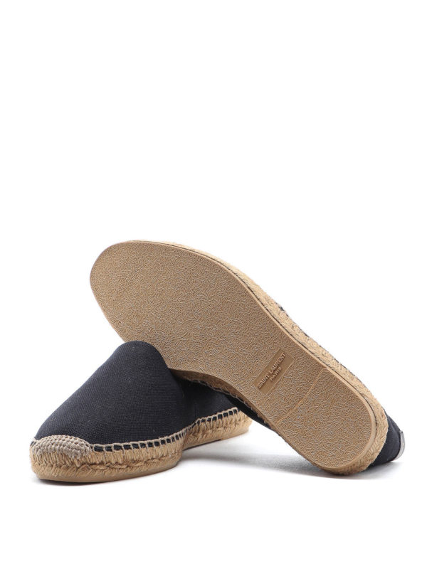 SAINT LAURENT buy online Logo embroidery espadrilles