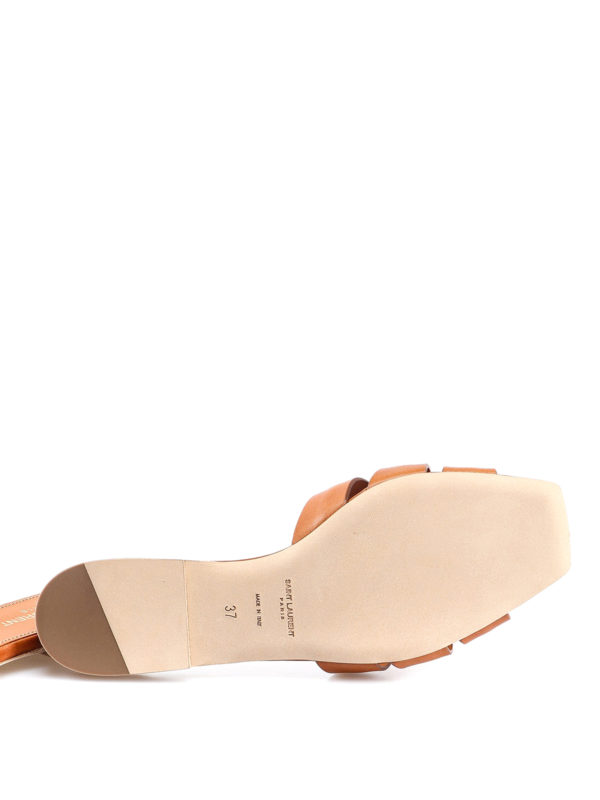 SAINT LAURENT buy online Nu Pieds leather slide sandals