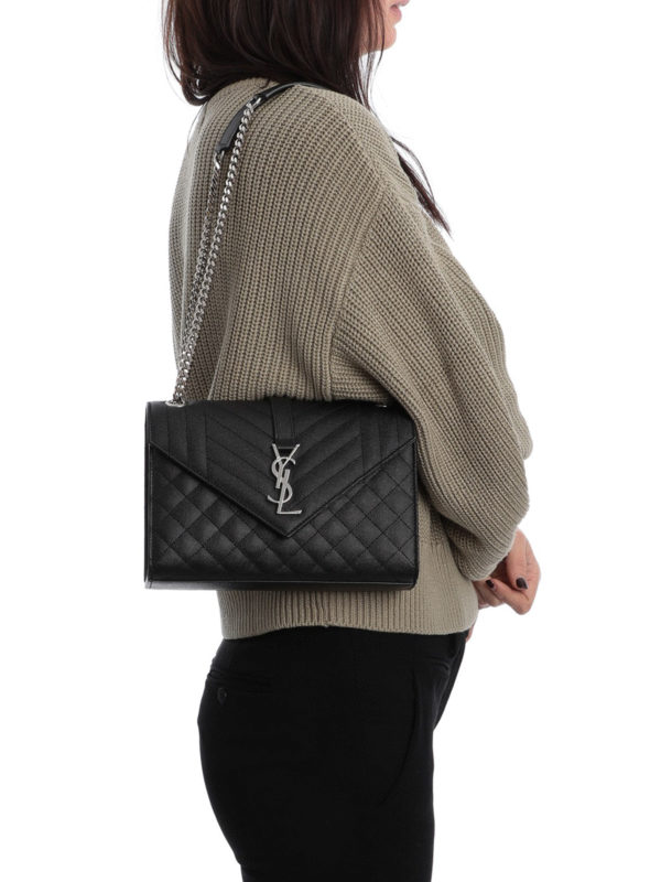 The Best Shops SAINT LAURENT: Monogram leather shoulder bag