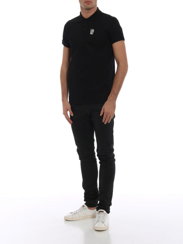 Saint Laurent ポロシャツ - 黒 - メンズ|533419YB2OC1017