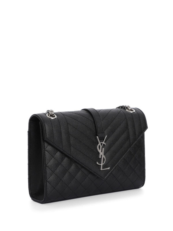 SAINT LAURENT: shoulder bags online - Monogram leather shoulder bag