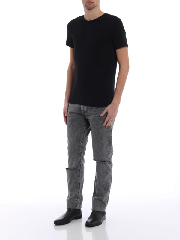 SAINT LAURENT: Jeans Rectos online - Vaqueros Rectos - Slim Fit