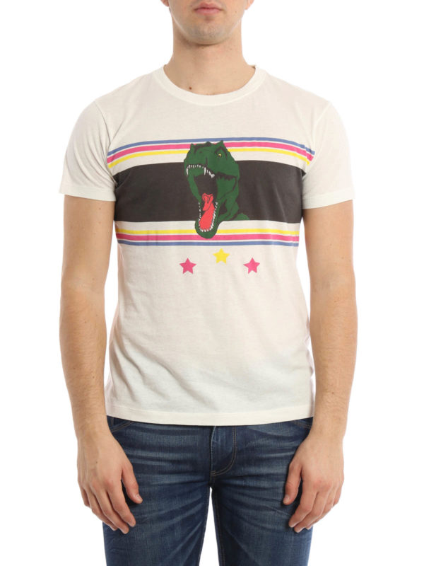 SAINT LAURENT: t-shirts online - T-Rex jersey T-shirt
