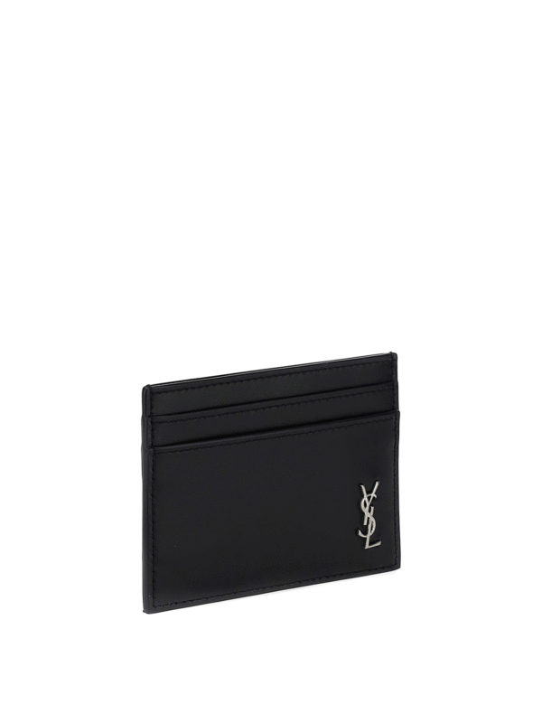 SAINT LAURENT: wallets & purses online - Leather cardholder
