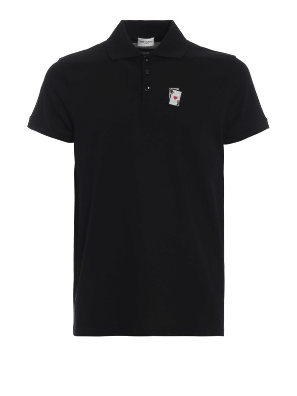 Saint Laurent ポロシャツ - 黒 - メンズ|533419YB2OC1017
