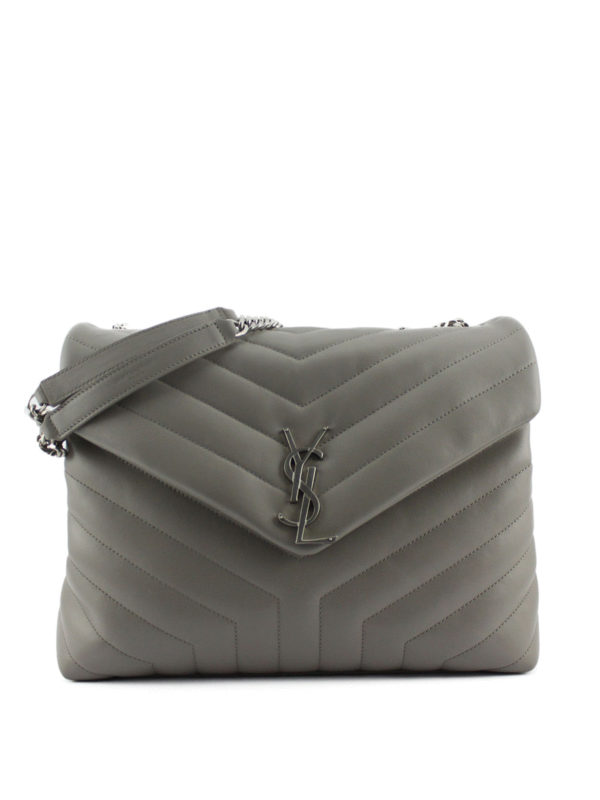 SAINT LAURENT: Bolsos de hombro - Medium Loulou Monogram