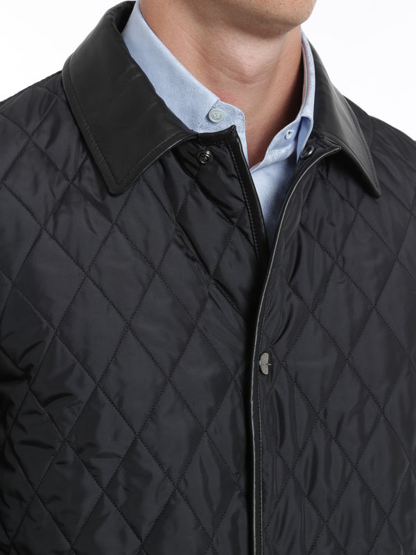 Ferragamo Diamond quilted jacket - Black - Men|03474617CG6061004
