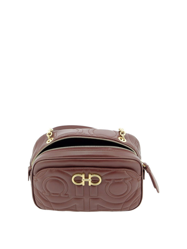 SALVATORE FERRAGAMO buy online Gancini quilted camera bag
