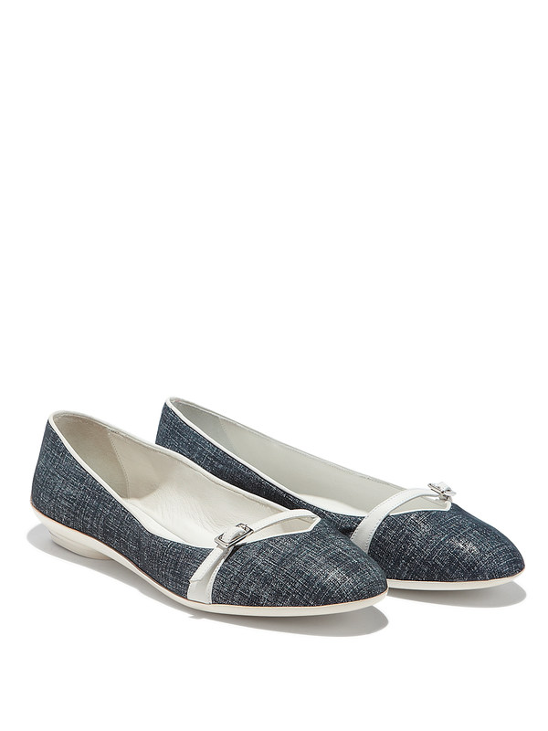 Ferragamo denim shoes online