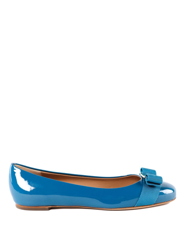 SALVATORE FERRAGAMO: Ballerinas - Ballerinas - Hellblau
