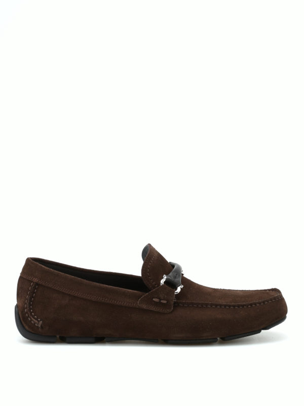 Loafers Slippers Ferragamo Granprix suede loafers 029396686060