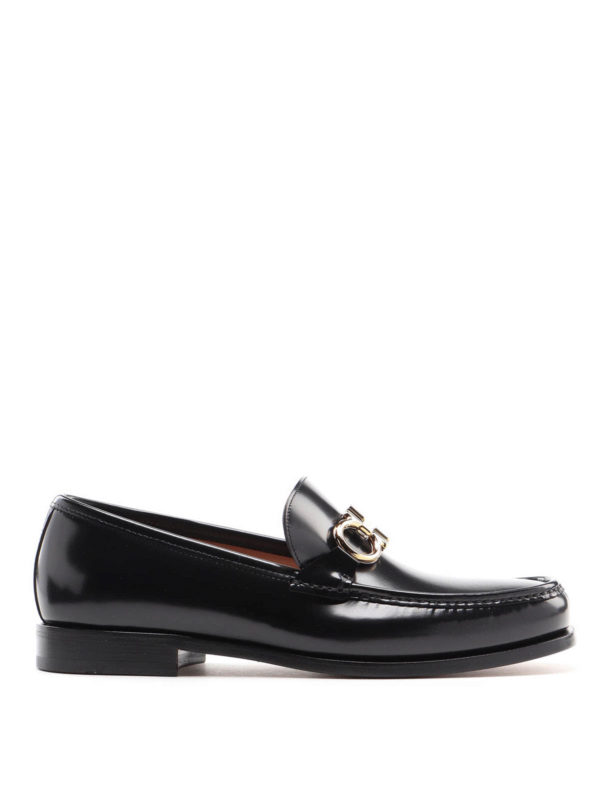 Ferragamo Rolo brushed leather loafers - Black - Men|02B715715549