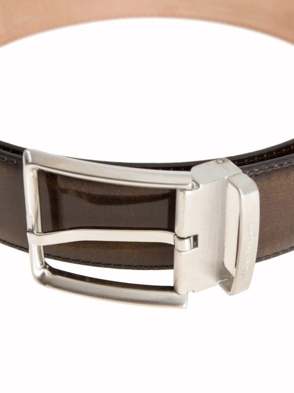 SALVATORE FERRAGAMO: Gürtel online - Gürtel - Braun