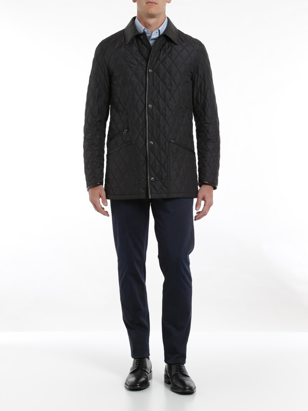 Ferragamo Diamond quilted jacket - Black - Men|03474617CG6061004