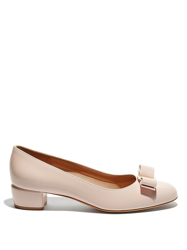 SALVATORE FERRAGAMO: court shoes online - Vara mid heel pump
