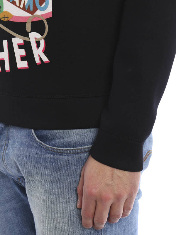 iKRIX SALVATORE FERRAGAMO: Printed viscose sweatshirt