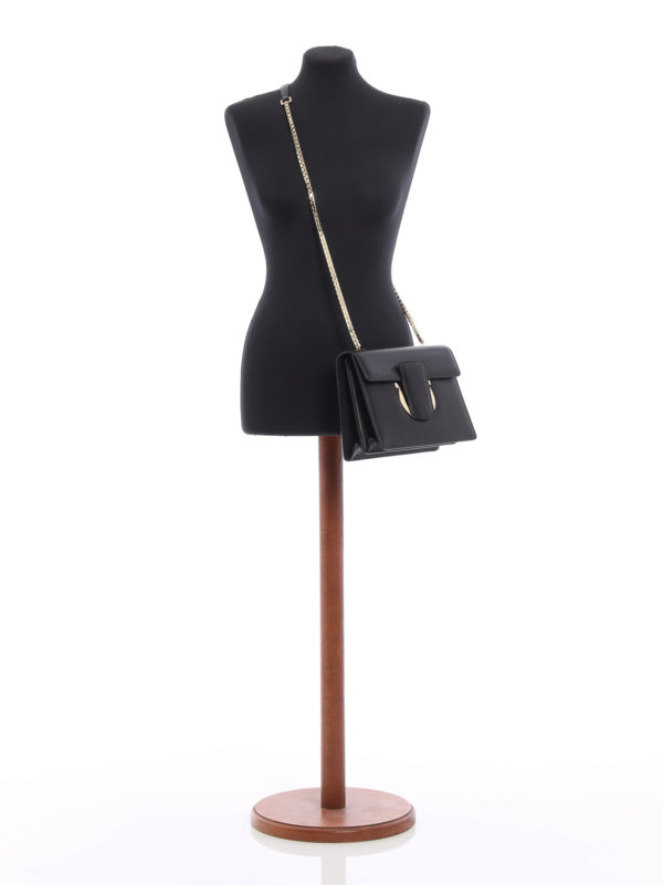 Salvatore Ferragamo THALIA bag 2018 SS新品 Ferragamo Thalia leather cross body bag - Black|21G671675454