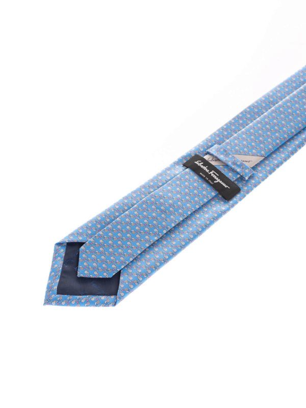 SALVATORE FERRAGAMO: Krawatten und Fliegen - Krawatte - Hellblau