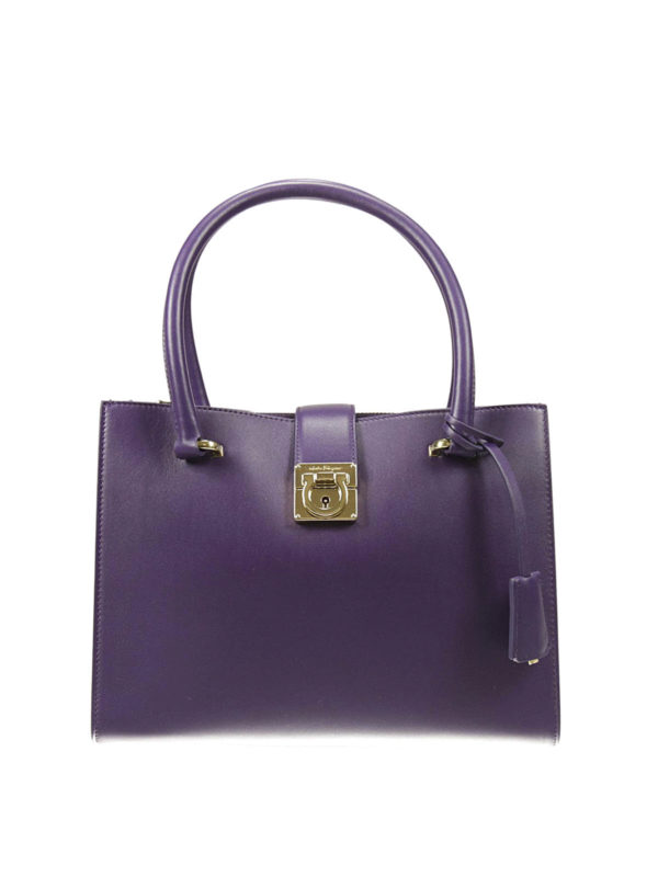 SALVATORE FERRAGAMO: shopper - Tote Juliette Lock Story