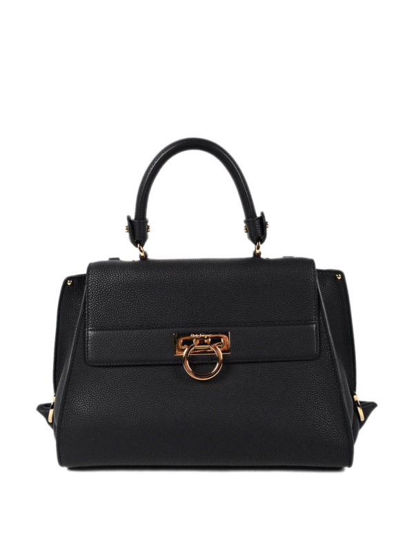 SALVATORE FERRAGAMO: shopper - Borsa Sofia in pelle