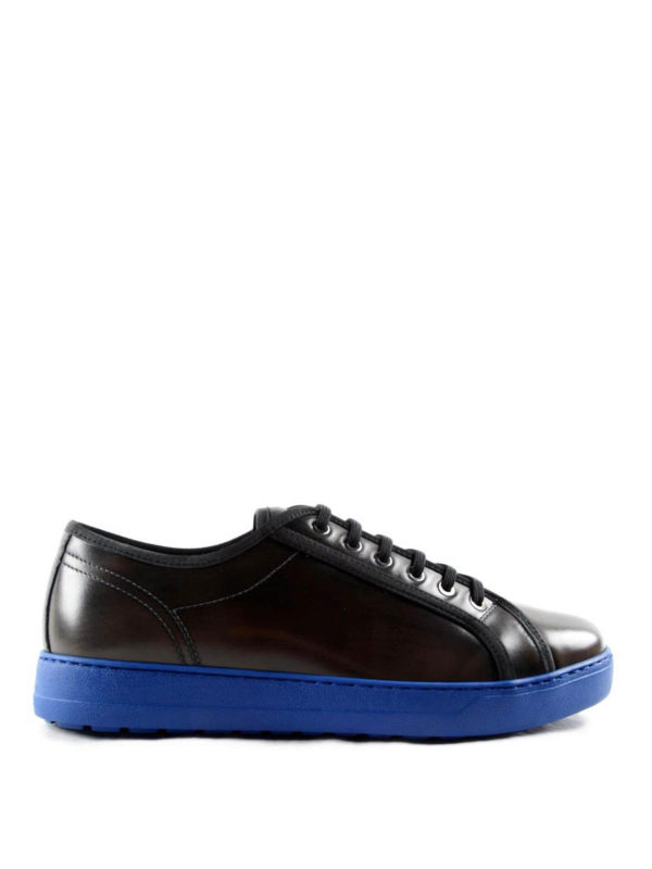 SALVATORE FERRAGAMO: Sneaker - Sneaker Fur Herren - Dunkelbraun