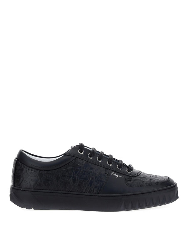 SALVATORE FERRAGAMO: Sneaker - Sneaker - Schwarz