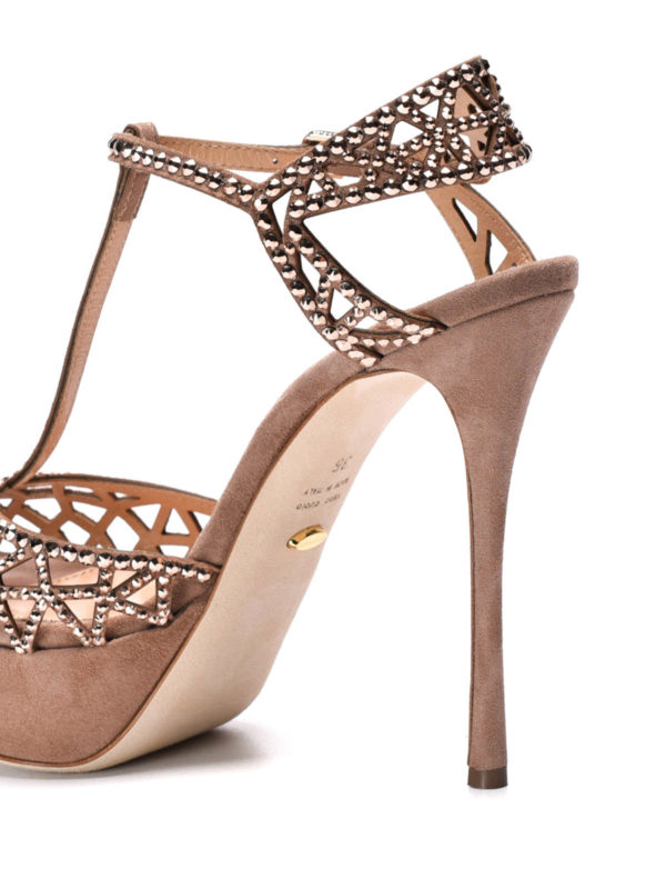 Sandals with rhinestones shop online: SERGIO ROSSI