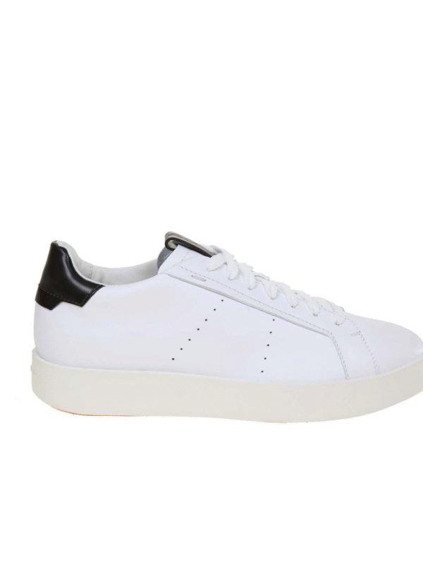 SANTONI: Sneaker - Sneaker - Weiß