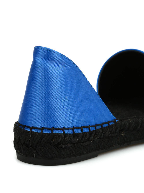 Satin open espadrilles shop online: KENZO