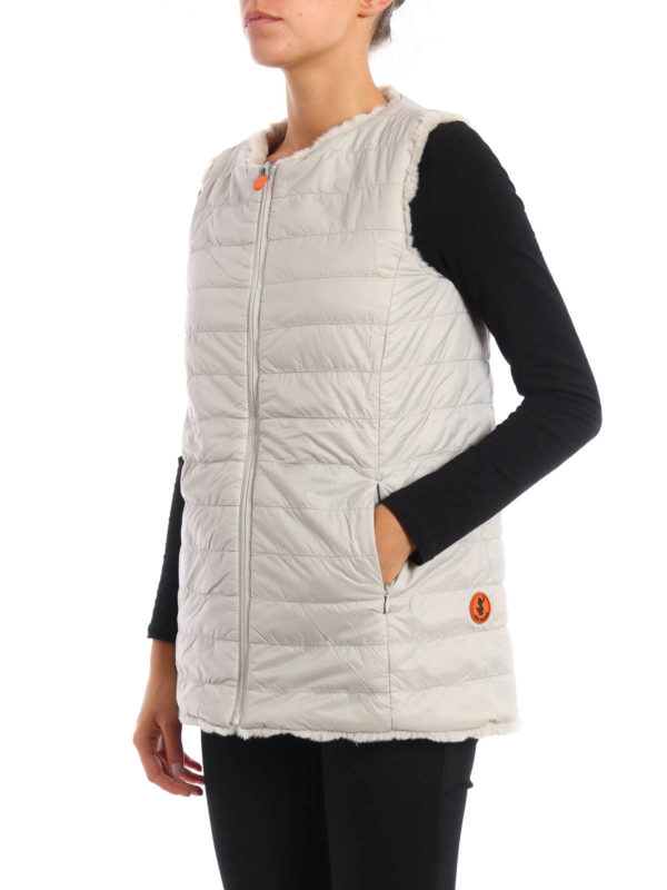 Save The Duck buy online Gilet reversibile in ecopelliccia