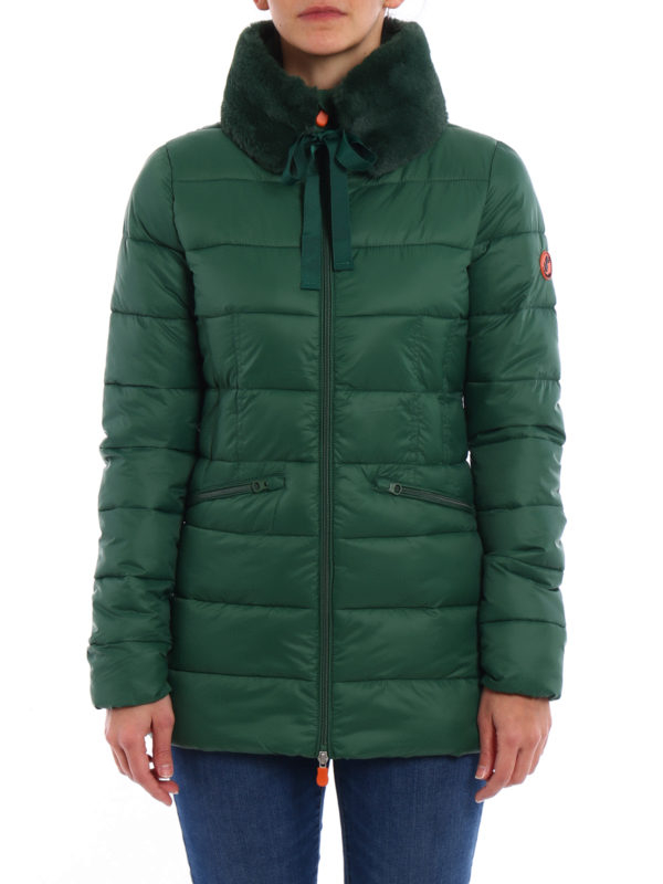Save The Duck: padded coats online - Short puffer fitted coat